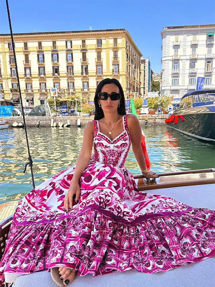 Cómo Estilizar tu Vestido Femenino Largo Estampado